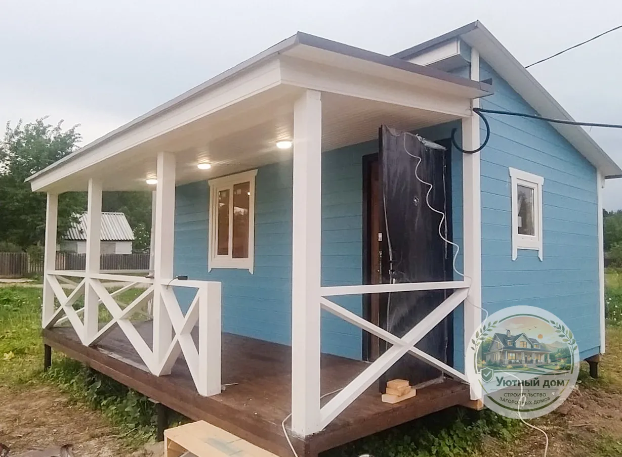 Бытовка 5х2 с террасой