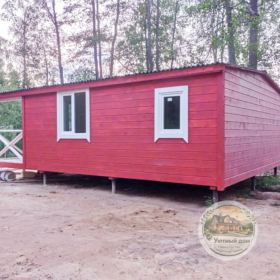 Дачный дом 6х4 вид 2