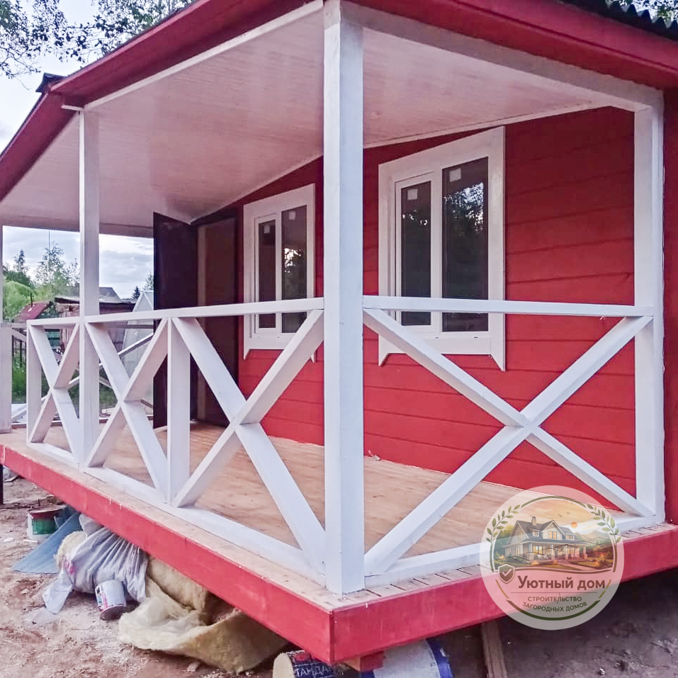 Дачный дом 6х4 вид 3