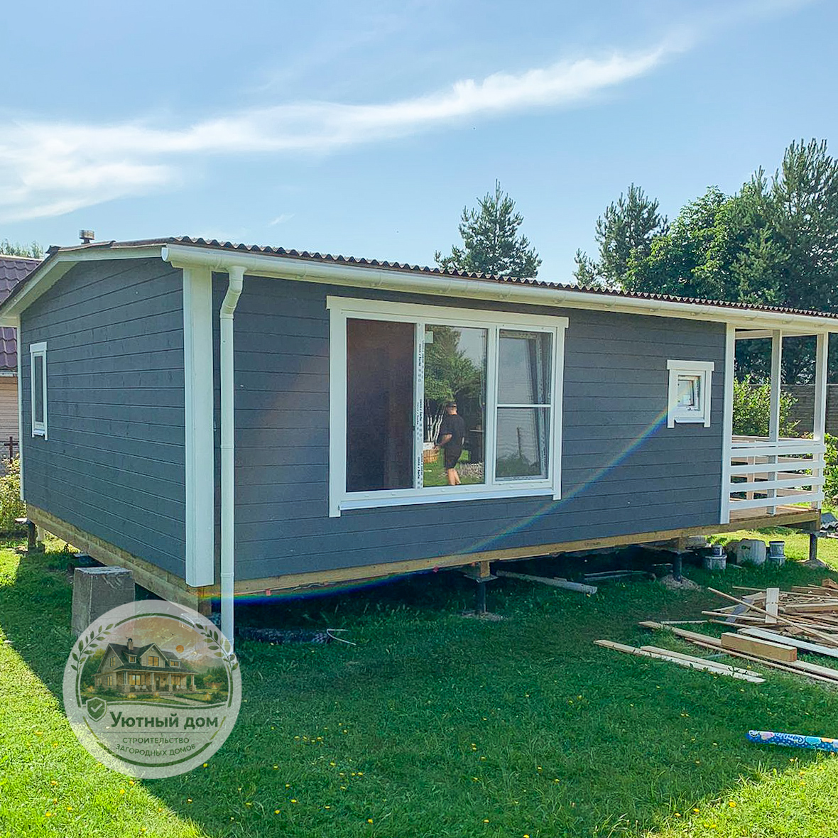 Дачный дом 6х5 вид 3