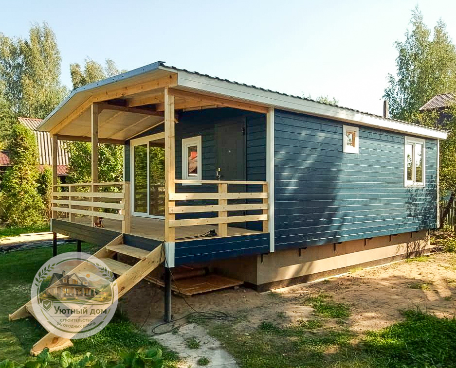 Дачный дом 6х7 вид 3