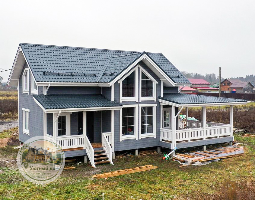 Дом 7.5х11.5 с мансардой