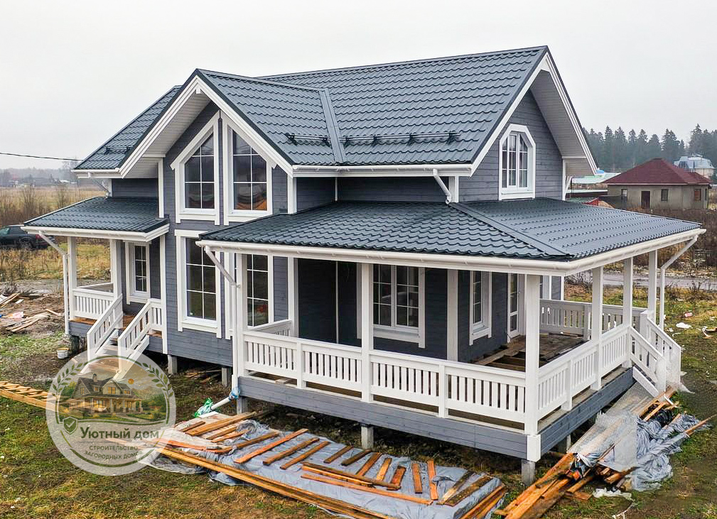 Дом 7,5х11,5 - Терраса крупно