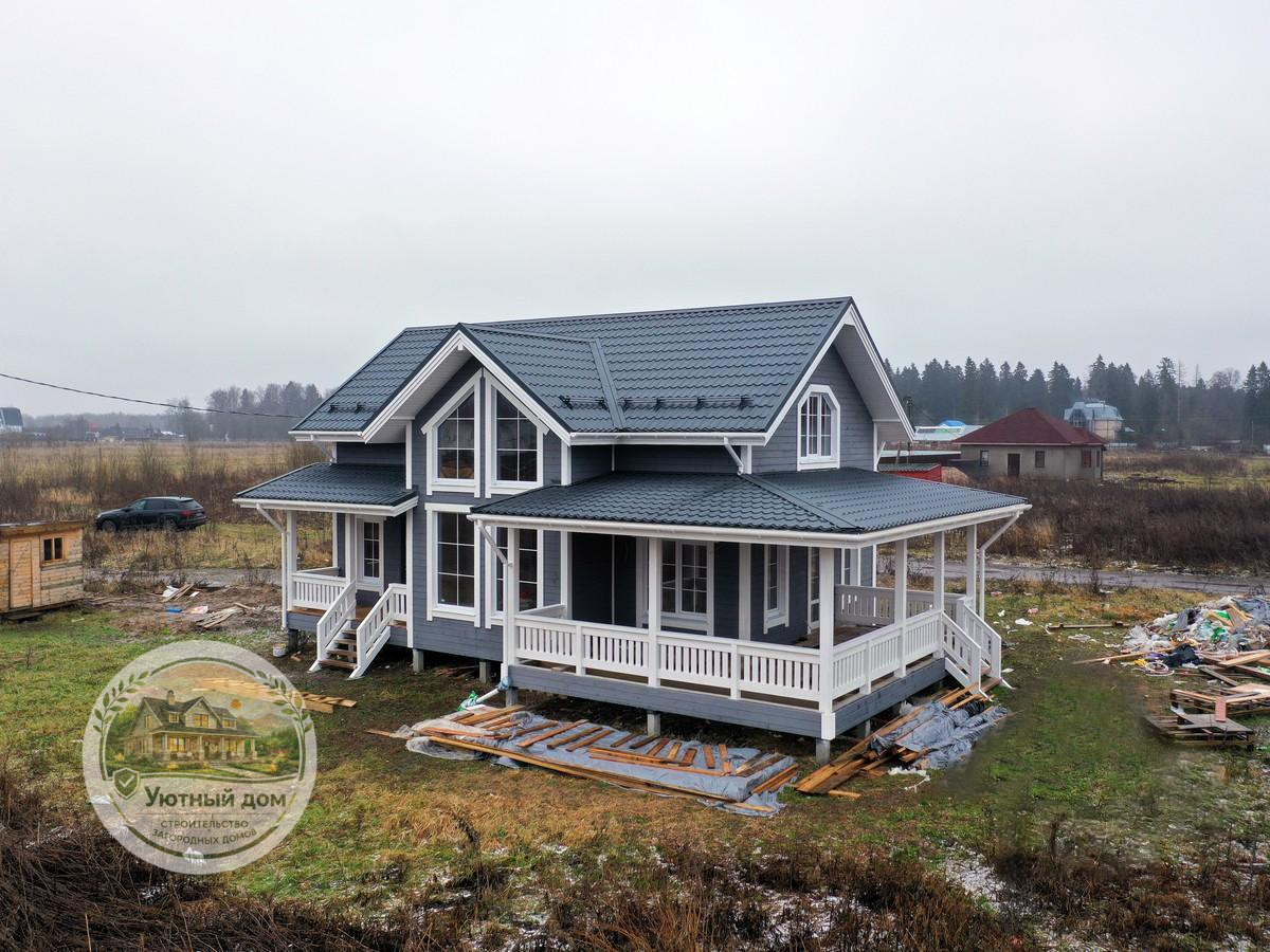 Дом 7,5х11,5 - Панорамный вид