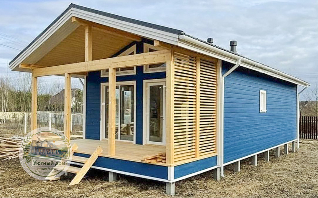 Дом 6х6 с террасой