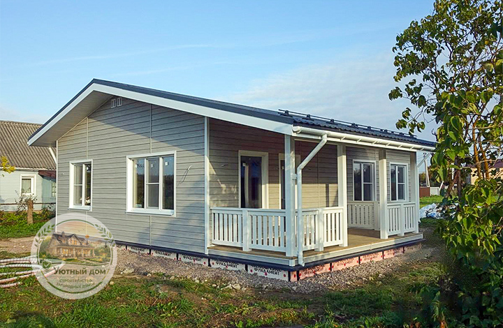 Дом 6х9 с террасой вид 3