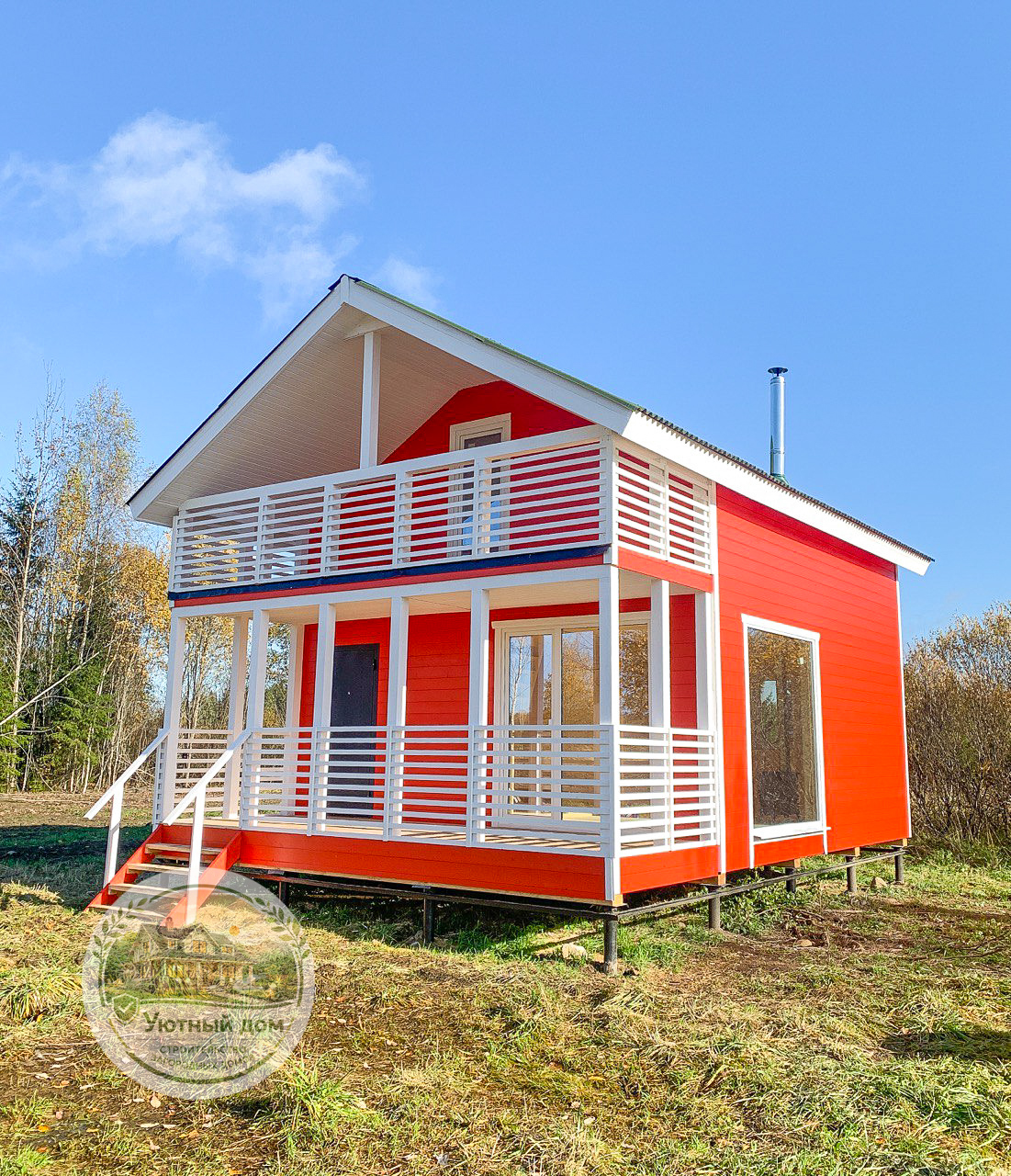 Дом 6х6 с мансардой