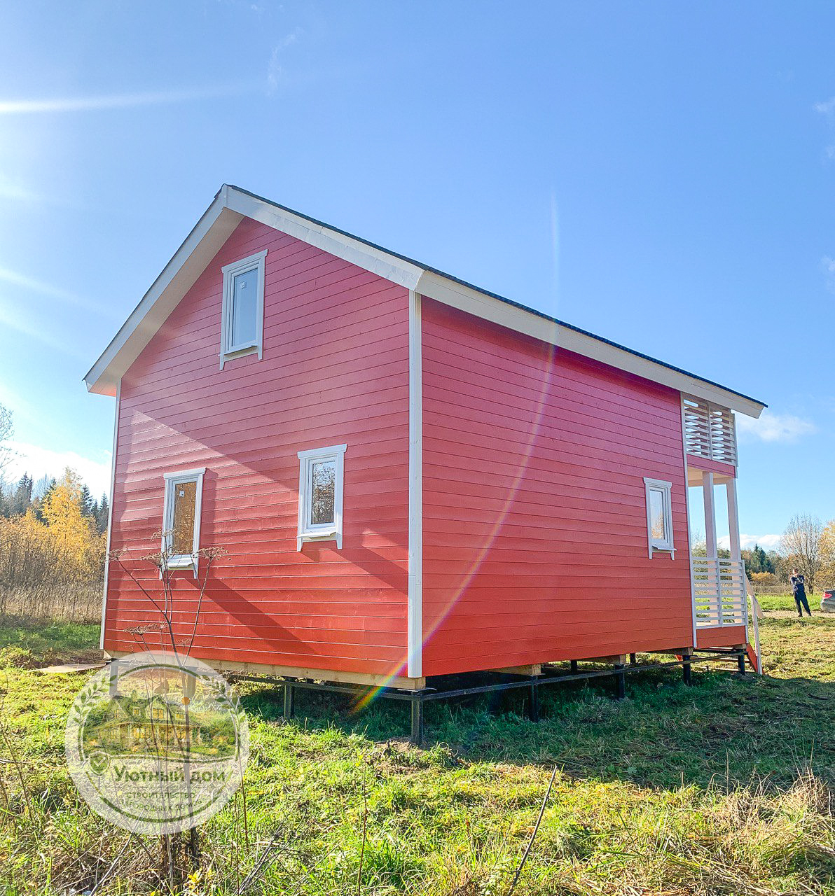 Дом 6х6 с мансардой вид 4